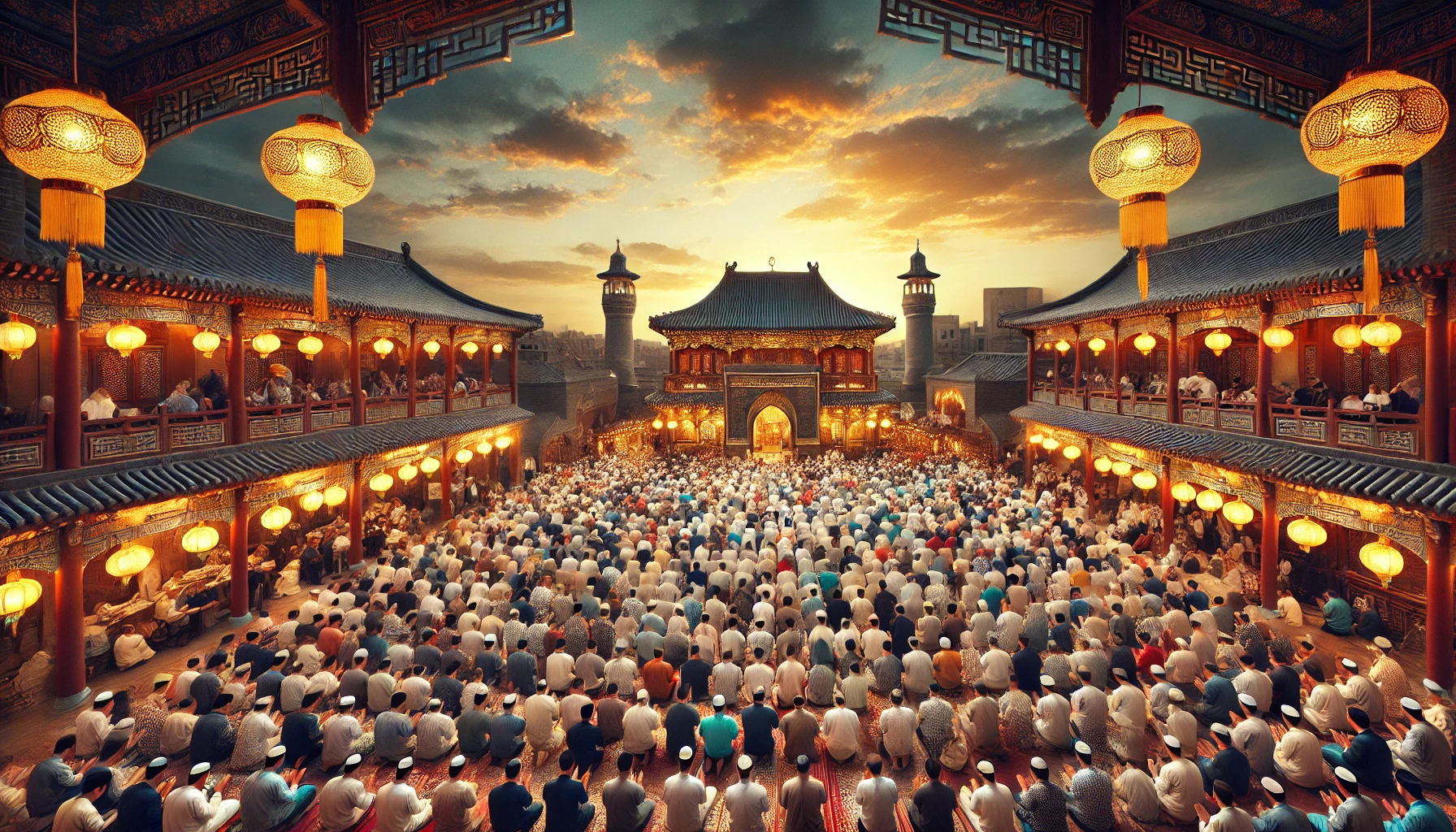 La Comunidad Musulmana de China Celebra el Ramadán con Récords de Asistencia